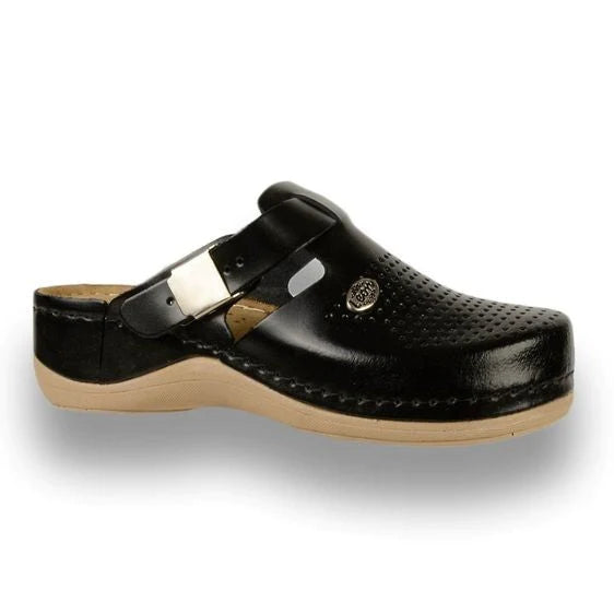 Ženske kožne klompe LEON