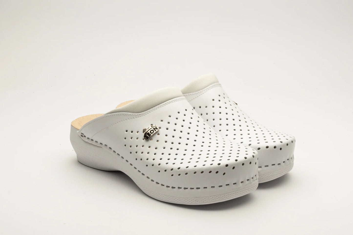 Ženske kožne klompe LEON