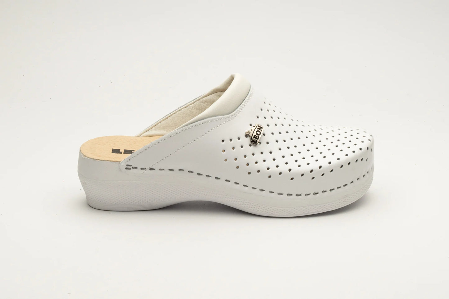 Ženske kožne klompe LEON