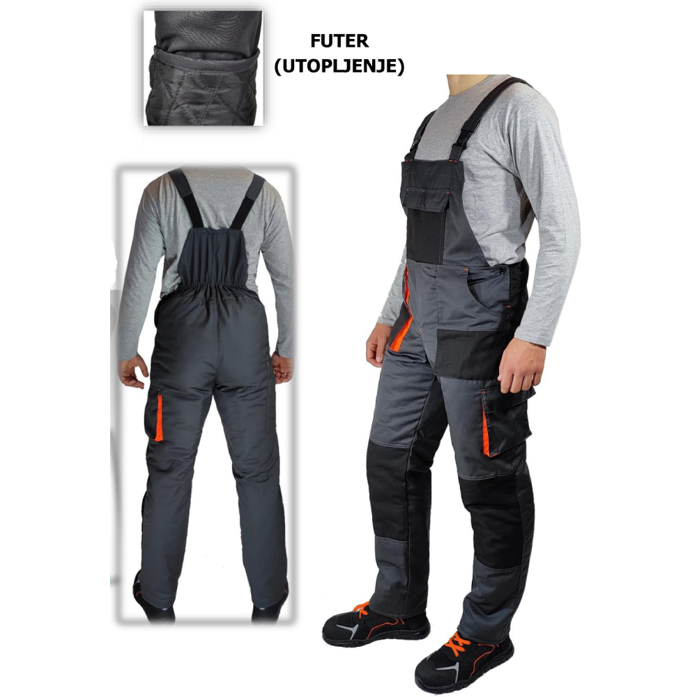 Futrovane radne amerikan pantalone HAMMER