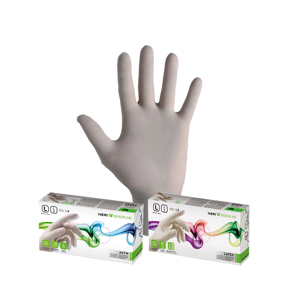 Rukavice LATEX jednokratne